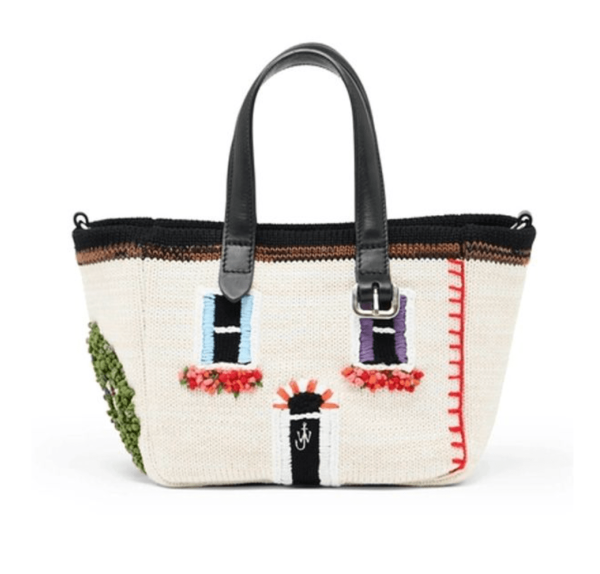 House Logo Cotton Mini Tote Bag