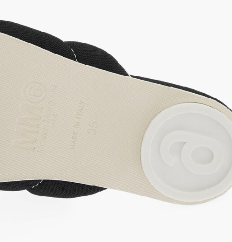 Black padded detail slides