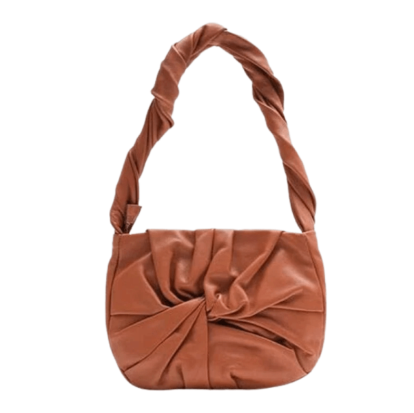 Hereu Nappa Leather Fonda Bag Chestnut