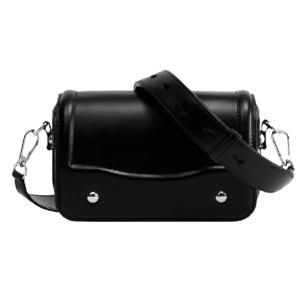 Lemaire Ransel Mini Satchel Glossy Leather Black