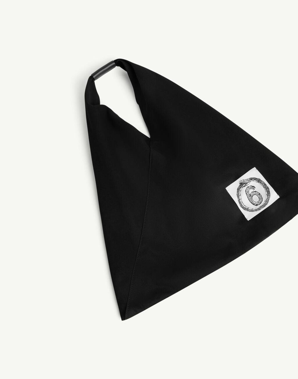 Snake patch Japanese bag ( BLACK )