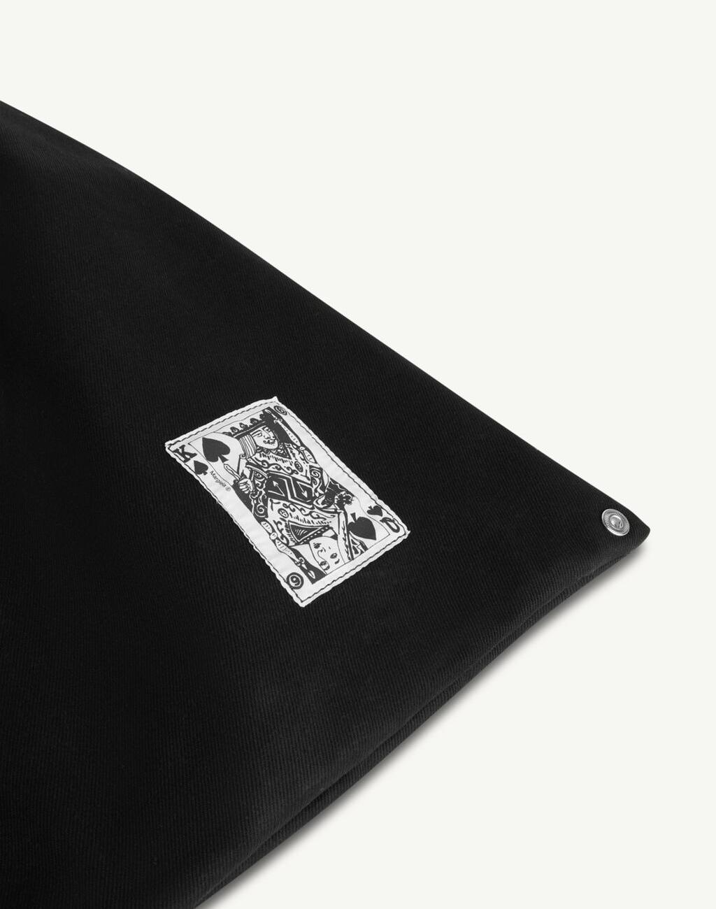 Snake patch Japanese bag ( BLACK )