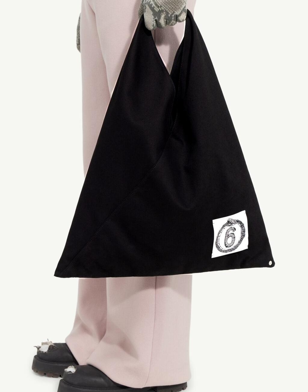 Snake patch Japanese bag ( BLACK )