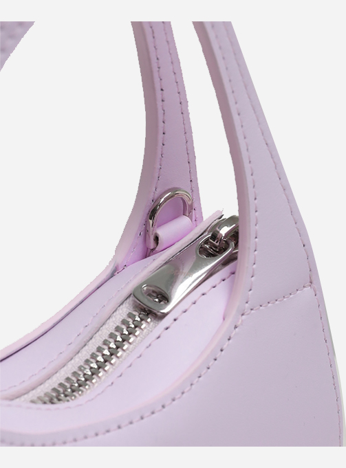 Micro Baguette Swipe Bag  (Pale Pink)
