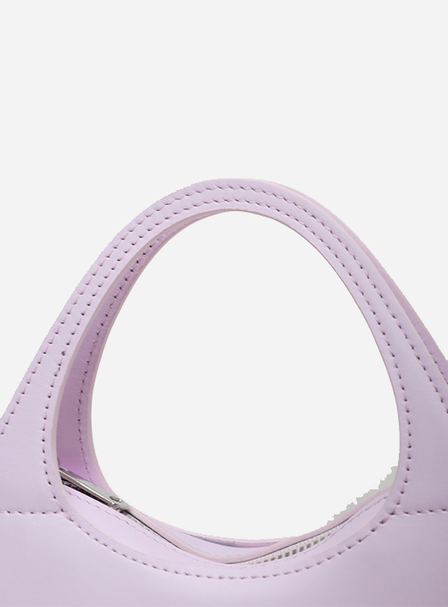 Micro Baguette Swipe Bag  (Pale Pink)