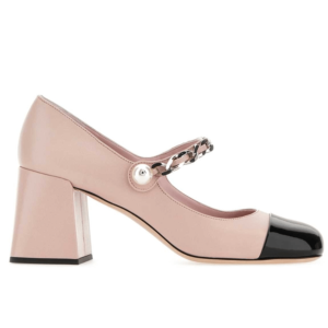 (W) Miu Miu Leather Pumps - Pink