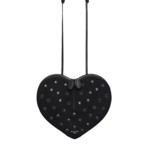 Alaia Coeur Bag in strass suede goatskin