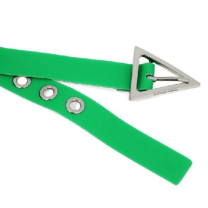 Triangle buckle nylon belt - GREEN