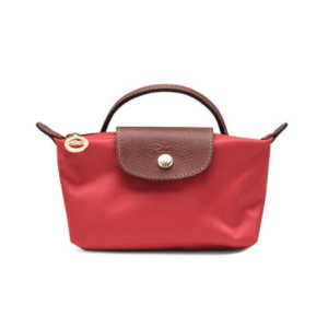 Longchamp Le Pliage Original Handle Pouch Tomato