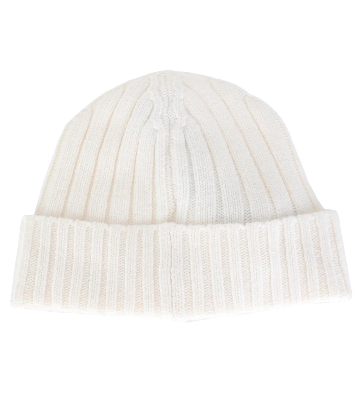 Stone island wool beanie (cream)