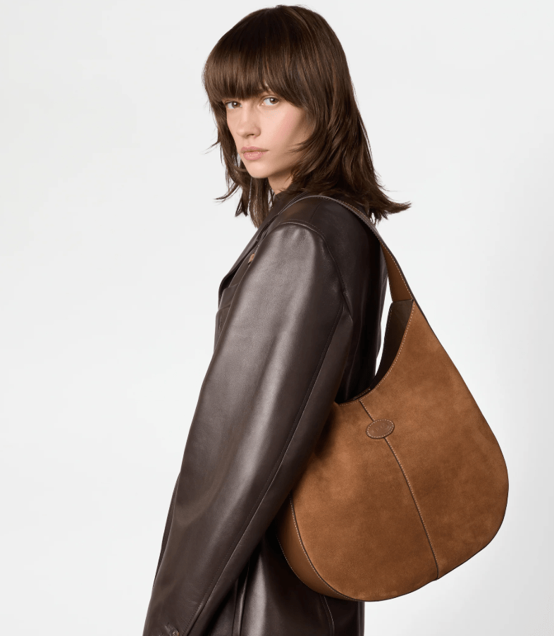Tod's Di Bag Hobo in Suede Small