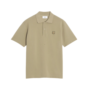 Maison Kitsune Bold Fox Head Patch Comfort Polo Cardamon