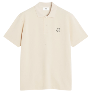 Maison Kitsune Bold Fox Head Patch Comfort Polo Smoke