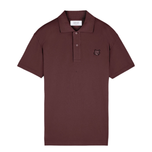 Maison Kitsune Bold Fox Head Patch Comfort Polo Firewood