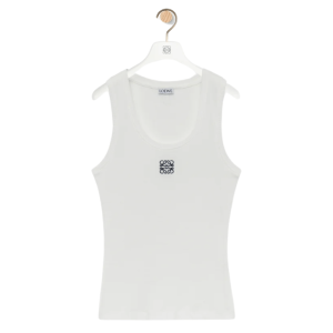 Anagram tank top in cotton - WHITE 