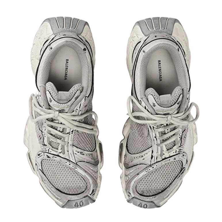 (W) Balenciaga Stapler Sneaker Beige Grey