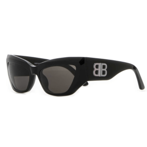 Logo Temple Cat Eye Frame Sunglasses