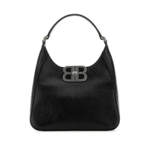 BB Logo Leather Small Shoulder Bag