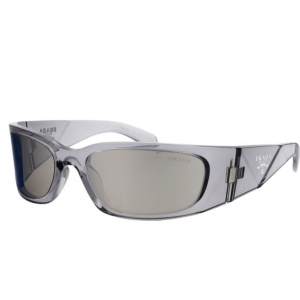 Logo Temple Clear Frame Sunglasses