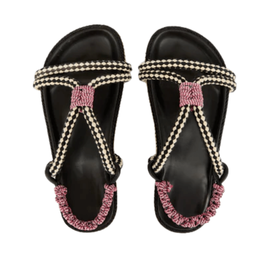 SANDALES WALTEE Sandales plates Waltee en corde