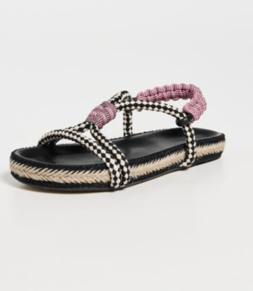 SANDALES WALTEE Sandales plates Waltee en corde