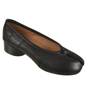 New Tabi Leather Pumps Heel
