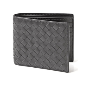 Bottega Veneta Bi-Fold Wallet Dark Grey
