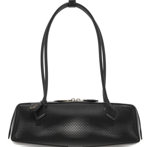 Le Tekel Fishnet Leather Medium Shoulder Bag