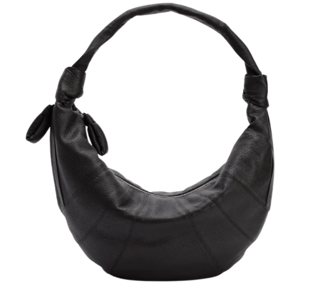 Fortune Croissant Bag - Black