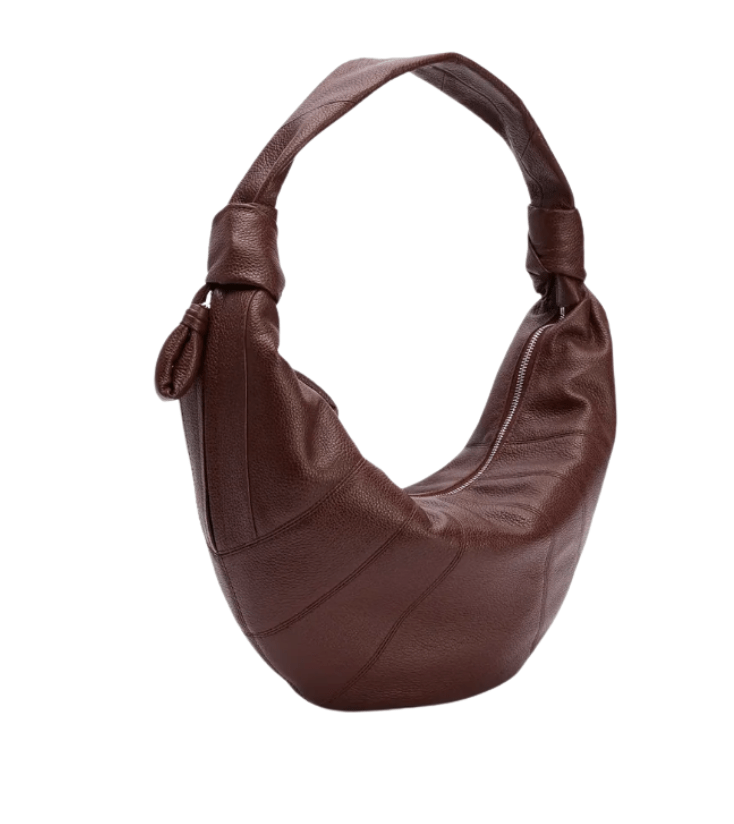 FORTUNE CROISSANT BAG SOFT GRAINED LEATHER - 