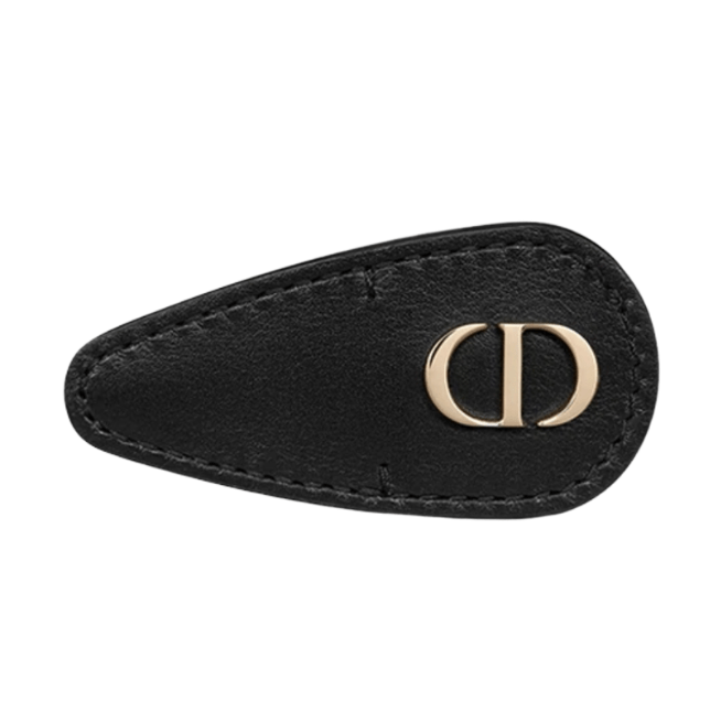 (W) Dior Idol Barrette Calfskin Black