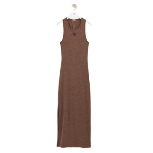 Anagram tank dress in stretch wool