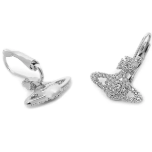  Grace Bass Relief Earrings - Silver
