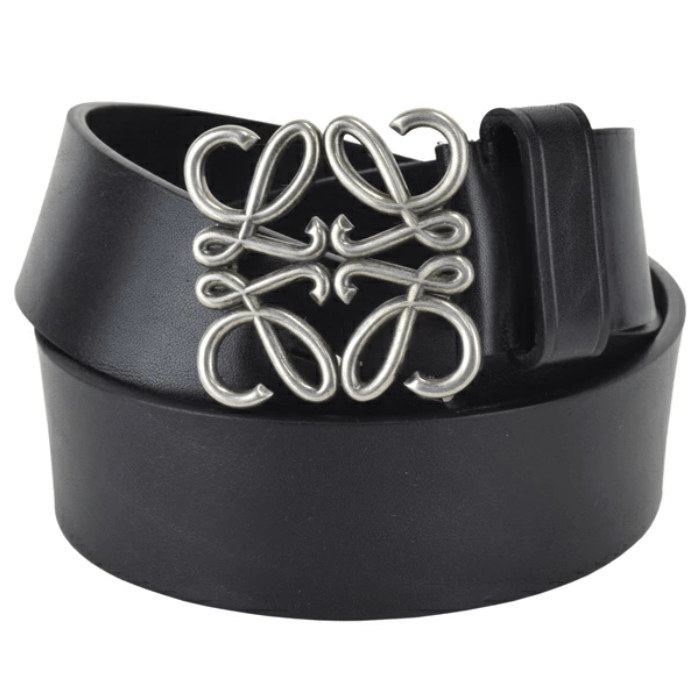 LOEWE CHUNKY ANAGRAM BELT - BLACK