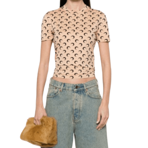 Recycled Moon Jersey Second Skin Short Sleeves Top 