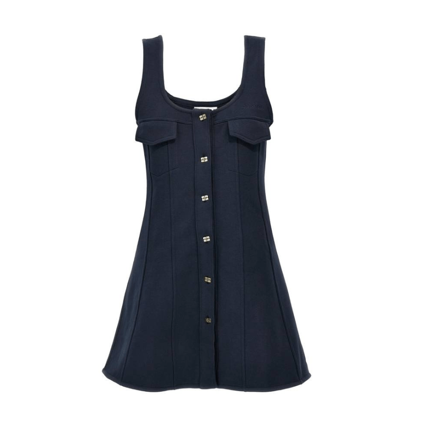 DARK BLUE MINI DRESS