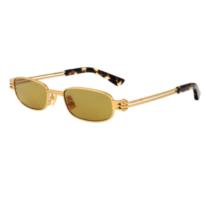 Bottega Veneta Gold Sunglasses