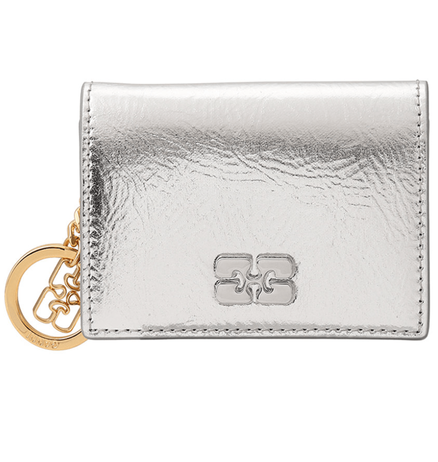 Metallic Bou Flap Card Holder