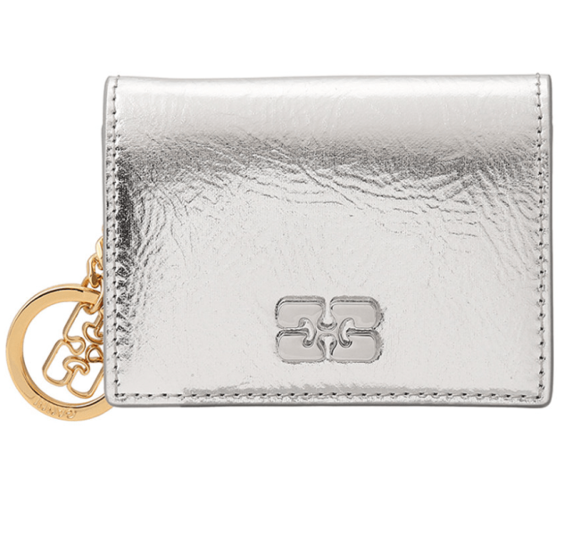 Metallic Bou Flap Card Holder