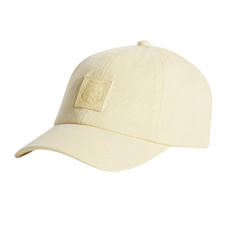 BOLD FOX HEAD LEATHER PATCH 6P CAP - Sun kiss