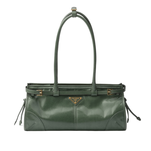 Prada Bonnie medium leather handbag Sage