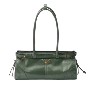 Prada Bonnie medium leather handbag Sage