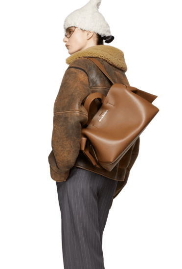 Musubi Tote Camel Brown
