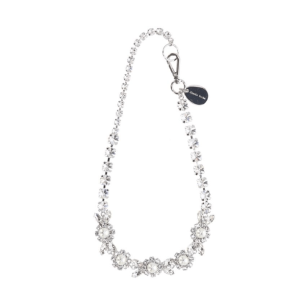 Crystal Pearl Embellished Necklace