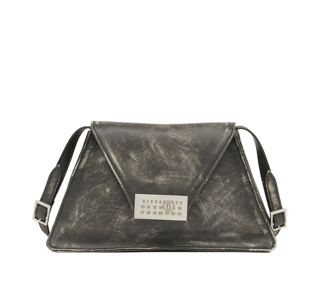 MM6 Maison Margiela Black Shoulder Bag
