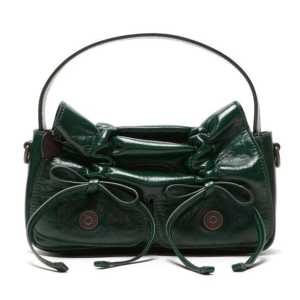Multi-pocket calfskin micro crossbody bag