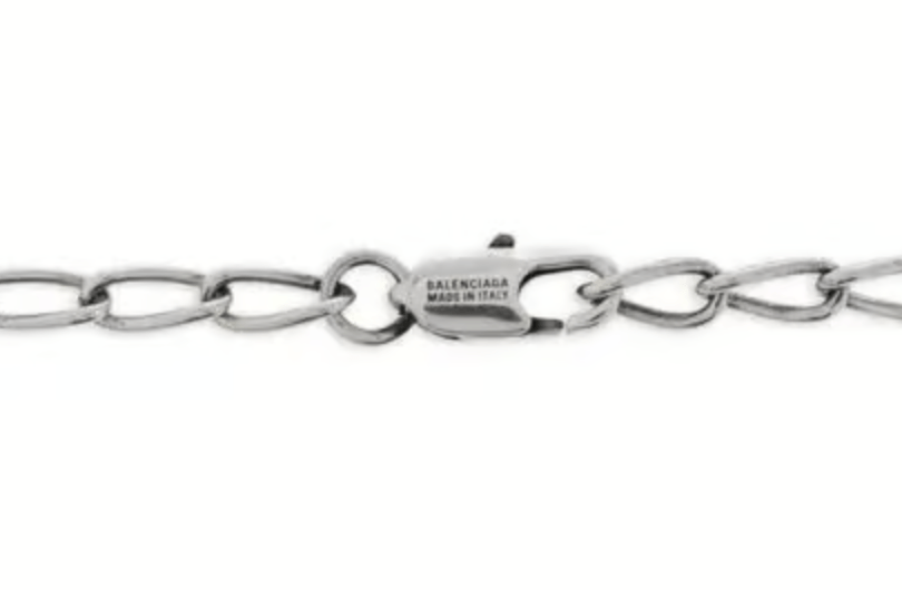 Silver Necklace Everyday Balenciaga