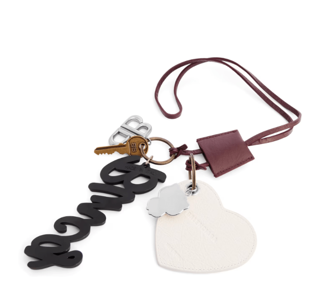 Le City Charm Heart Burgundy
