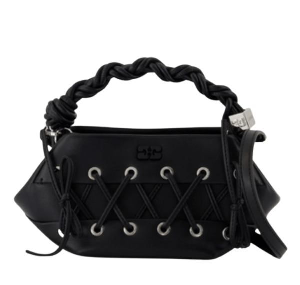 BOU Logo Lace-Up Tote Bag