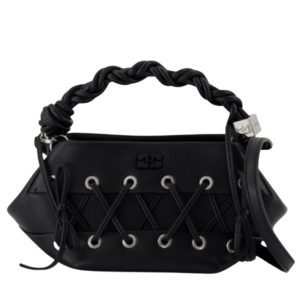 BOU Logo Lace-Up Tote Bag
